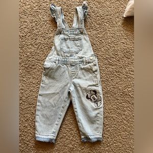 Baby GAP Disney Minnie Overalls Jeans Size 2